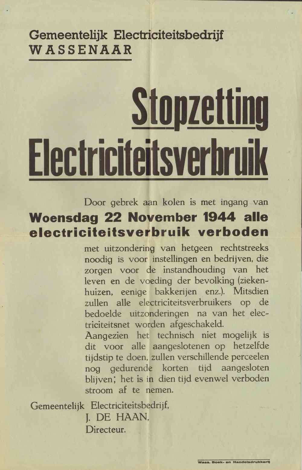 19441122 Stopzetting Electriciteitsverbruik bldz 619